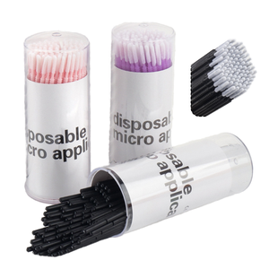 Plastic <b>Micro</b> Swab Applicator Barrel Brush for Dental Lash <b>Extension</b> and Lab Use - Product Image 1