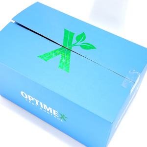 Caja de envío de embalaje de cartón corrugado azul de impresión de tamaño personalizado para productos de libros de frutas de mensajería - Product Image 2