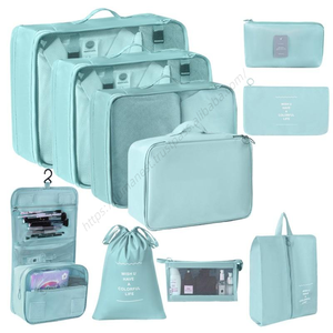 Sac de rangement en nylon pour vêtements de voyage, organisateur de bagages, sac de compression multifonctionnel grande capacité pour vêtements - Product Image 5