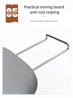 Planche à repasser compacte et pliable de table, multifonctionnelle, portable, avec support pour fer à repasser et porte-vêtements, pour salle de bain - Vente chaude usine