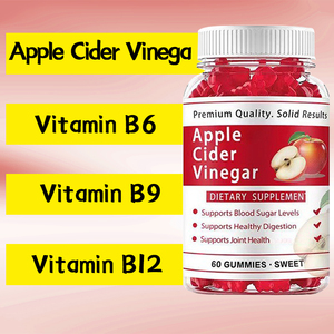 OEM/ODM Permen Gummy Penurun Berat Badan Berkualitas Tinggi, Serat Diet Efektif, Permen Keto Bentuk Beruang Rasa Cuka Apel - Product Image 2