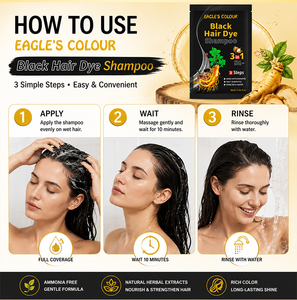 2025 Shampoo <span class=keywords><strong>per</strong></span> <span class=keywords><strong>capelli</strong></span> neri a base di erbe 30ml bustina di <span class=keywords><strong>ammoniaca</strong></span> gratis veloce colore dei <span class=keywords><strong>capelli</strong></span> neri Shampoo <span class=keywords><strong>per</strong></span> il salone professionale - Product Image 5