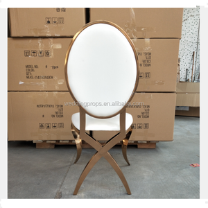 โมเดิร์นโกลเด้นสแตนเลส<span class=keywords><strong>เก้าอี้</strong></span>เช่าตกแต่งงานแต่งงาน<span class=keywords><strong>เก้าอี้</strong></span>จัดเลี้ยง - Product Image 6