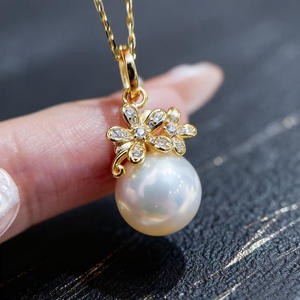 31480 Accesorios de Perlas DIY, Colgante de Plata S925 con Base Redonda Vacía de 11-13 mm para Colgante de Oro/Plata - Product Image 1