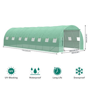 Faible coût hiver saison arrière-cour extérieur en plastique UV protéger PE maille couverture promenade dans le <span class=keywords><strong>jardin</strong></span> Mini Polytunnel <span class=keywords><strong>serre</strong></span> - Product Image 3