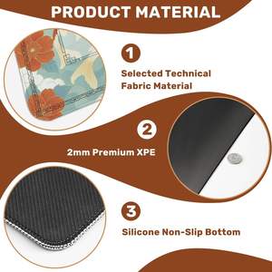 Tapete de Mahjong Oriental Dorado, Antideslizante, Silencioso, Plegable, Juegos de Mesa, Estilo Chino/Japonés, Póker, Fiestas de Cumpleaños, Novedades, Hecho en China - Product Image 3