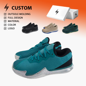 Zapatillas de Pádel Personalizadas con Suela de Alta Elasticidad y Parte Superior Transpirable para Competiciones de Pádel en Equipo y Partidos de <span class=keywords><strong>Club</strong></span> - Product Image 1