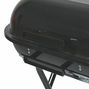 BBQ QUADRATO CON COPERCHIO E 2 RUOTE 49X47X83CM - Product Image 3