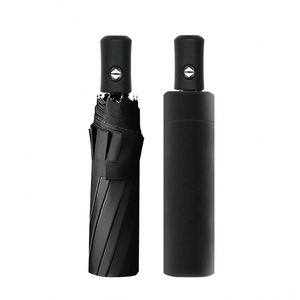 Sombrilla Plegable Automática de 8 Varillas, 190T Pongee, Doble Uso para Sol y Lluvia, Personalizable con Logotipo, Venta al Por Mayor - Product Image 1