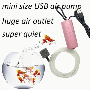 安い水槽用エアポンプ 静音 小型 ポータブル USB酸素エアポンプ 省エネ 魚タンクアクセサリー - Product Image 2