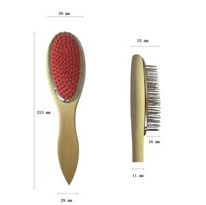 Spazzola per Parrucche in Capelli Umani con Manico in Legno per Mantenere Ordine ed Estensione - Product Image 2