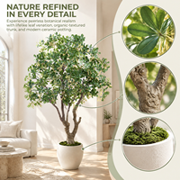 Plante Artificielle pour Espaces Intérieurs et Extérieurs, Arbre en Plastique pour Jardin, Mariage, Aménagement Paysager