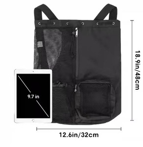 Venta al por mayor <span class=keywords><strong>Mochila</strong></span> de malla con cordón con bolsillo húmedo Bolsa de gimnasio deportivo <span class=keywords><strong>Saco</strong></span> de playa Ligero Resistente al agua - Product Image 4