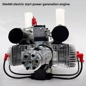 Ventes chaudes DLE400 Moteur d'avion à refroidissement par air haute puissance Modèle de démarrage Fonction de production d'énergie 400W Sortie DC14V Matériel métallique - Product Image 2