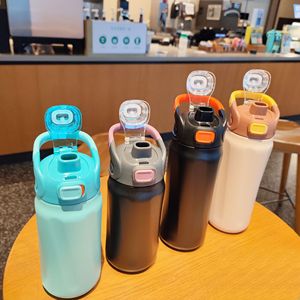Cross Border Ecommerce Dual Drink Pop Up Mug 316 Stainless Steel Vacuum Insulated 700ml Portable Outdoor Travel Cup - Product Image 2