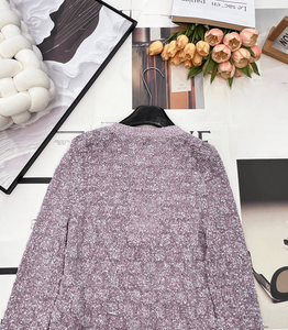 Chaqueta de Punto a Cuadros con Flecos, Suéter Corto con Botones y Bolsillos, Prenda Casual Versátil para Todas las Temporadas - Product Image 6