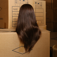 Cosmétologie Blonde Couleur 100% Vrais Cheveux Humains Mannequin Tête De Formation pour Coiffeurs