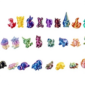 Figura Impresa en 3D de Gnomos, Dragones, Gatos, Perros, Zorros, Conejos, Búhos, Escarabajos, Arañas, Lagartos, Tortugas, Insectos y Reptiles, Juguete Educativo - Product Image 2