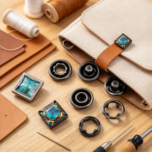 Œillets métalliques écologiques personnalisés avec logo imprimé, bleu vif brillant, pour manteaux, sacs, rideaux, vêtements et accessoires de quincaillerie - Product Image 1