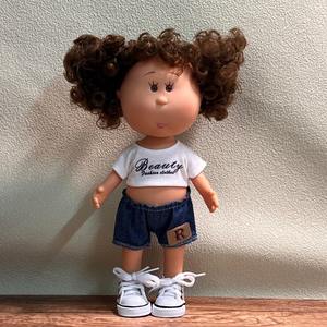 Nueva Muñeca Española Mia de 18 cm, Muñeca de Vinilo, Lindas Figuras, Cabello Rizado Ruso, Muñeca Rubia con Piel Negra, Regalos DIY para Niñas - Product Image 5