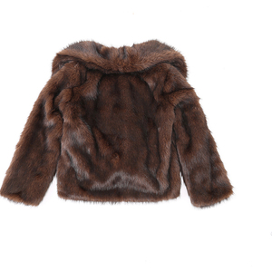 Hiver Chaud Fluffy Plush Loose Jumper Outwear Hommes <span class=keywords><strong>Veste</strong></span> courte en fausse <span class=keywords><strong>fourrure</strong></span> Manteau en fausse <span class=keywords><strong>fourrure</strong></span> Hommes - Product Image 2