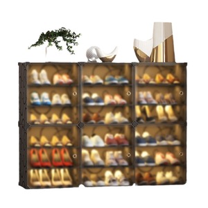 Modular Shoe Cabinet With Dust Proof Design Multi Layer Storage For Entryway Organizing Shoes Space Saving Furniture - Product Image 5