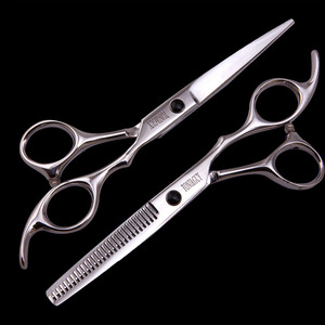 <span class=keywords><strong>Ciseaux</strong></span> de coiffure personnalisés avec logo, pour couper, effiler et faire des franges, argent, pour les étudiants en coiffure - Product Image 1