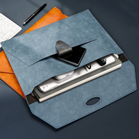 Portafolio Organizador de Documentos A4 para Oficina y Escuela, Impermeable, de Cuero PU, con Logotipo Personalizado, Impresión Digital