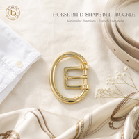 Boucle de ceinture en forme de mors de cheval, style équestre, or miroir, 69x50mm, vente en gros pour femmes