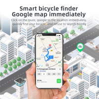 Sonnette de vélo dorée très vendue avec localisateur AirTag intégré pour iOS et Android