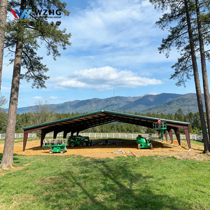 Structure de stockage en métal galvanisé robuste en forme de H pour garage industriel, entrepôt, hangar, atelier, certifiée SGS, durée de vie de 50 ans - Product Image 1