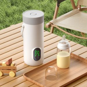 Bouilloire électrique portable sans fil à commande numérique intelligente, à chauffe rapide, avec fonction de maintien au chaud, pour les voyages, la maison et la voiture - Product Image 3