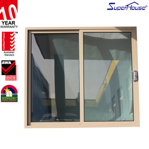 Portes coulissantes Superhouse modernes à cadre étroit en aluminium à rupture de pont thermique, grandes vitrages <span class=keywords><strong>double</strong></span> <span class=keywords><strong>vitrage</strong></span> pour villa, jardin et extérieur - Product Image 2
