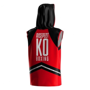 Bata de Boxeo sin Mangas de Satén Suave, Transpirable, de Secado Rápido, Esencial para el Calentamiento Previo al Combate - Product Image 3