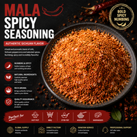 Venta al por mayor de fábrica: Condimento picante natural de Sichuan, mezcla anestésica, personalizado OEM ODM, condimento picante Mala para cocinar