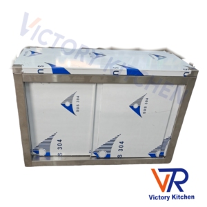 VICTORY KITCHEN Modern Stainless Steel Wall Cabinet <b>Worktable</b> with 300kg Capacity for Hotel and Restaurant Use - Product Image 2