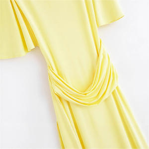 Vestidos Casuales de Manga Corta para Mujer, Diseño que Define la Cintura, Nueva Colección de Otoño - Product Image 6