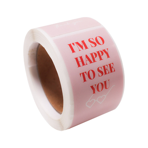 Tùy chỉnh in logo nhãn cho bao bì vinyl dán chống thấm nước in cuộn nhãn tròn dán phổ biến - Product Image 6