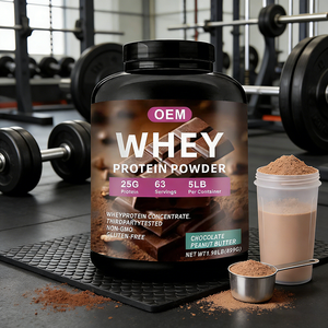 Protéine de lactosérum biologique déchiquetée OEM 250g en vrac, saveur <span class=keywords><strong>chocolat</strong></span> 40g, nutrition sportive pour adultes - Product Image 3