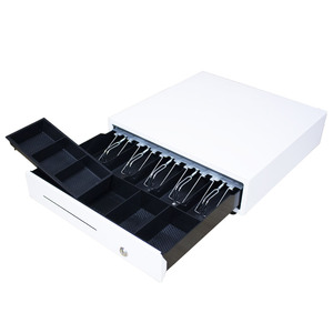 Caja Registradora Inteligente CARAV con Bandeja para Billetes y Monedas para Punto de Venta, Uso en Restaurantes, Compatible con Impresora de 17 Pulgadas, Windows/Android - Product Image 1