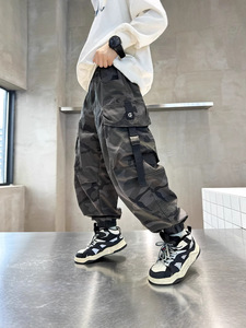 <span class=keywords><strong>Pantalon</strong></span> de camouflage décontracté en coton pour garçons vêtements de printemps et d'automne pour enfants de 4 à <span class=keywords><strong>12</strong></span> <span class=keywords><strong>ans</strong></span> <span class=keywords><strong>pantalon</strong></span> <span class=keywords><strong>cargo</strong></span> avec coupe confortable - Product Image 5