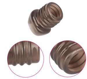 Homosexuell Vorhaut Eichel Ringe Penis Ärmel wieder verwendbares Kondom mit Faden Vorhaut Ring für männliche dauerhafte Dilod Ring Vergrößerung Kondome - Product Image 6