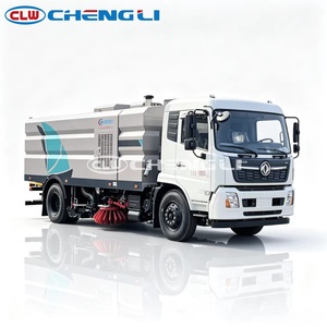 รถกวาดถนนดีเซลตงเฟิง 4x2 พร้อมระบบดูดฝุ่นสำหรับพื้นที่เหมือง - Product Image 4