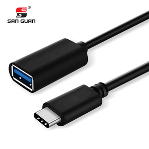 L'adaptateur OEM <span class=keywords><strong>USB</strong></span>-C vers USB3.0 <span class=keywords><strong>USB</strong></span>-C mâle vers <span class=keywords><strong>USB</strong></span>-A femelle, utilise la technologie <span class=keywords><strong>USB</strong></span> OTG pour Samsung Galaxy/<span class=keywords><strong>iPad</strong></span> <span class=keywords><strong>Pro</strong></span> 2018, Nexus et plus encore - Product Image 1