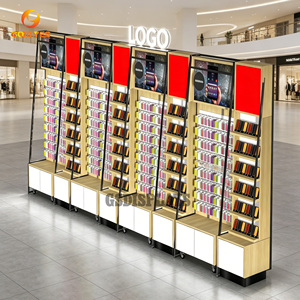Exhibidor <span class=keywords><strong>de</strong></span> Accesorios <span class=keywords><strong>para</strong></span> Teléfonos Móviles <span class=keywords><strong>de</strong></span> MDF con Luz LED, Exhibidor <span class=keywords><strong>de</strong></span> Pared <span class=keywords><strong>para</strong></span> Tienda <span class=keywords><strong>de</strong></span> Celulares - Product Image 6