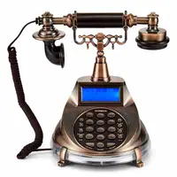 ديكس الهاتف الرجعية الأزياء القديمة الهاتف خمر ديكور المنزل العتيقة الهاتف