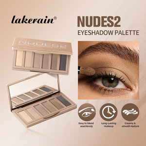 Paleta de Sombras de Ojos Mini <span class=keywords><strong>Serie</strong></span> <span class=keywords><strong>2</strong></span> de Alta Calidad, Paleta de Maquillaje de Ojos Mate de 6 Colores, Tonos Nude, Taupe, Marrón, Neutros - Product Image 4