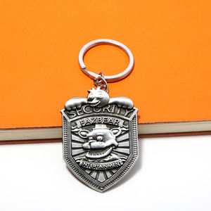 Porte-clés en émail <span class=keywords><strong>FNAF</strong></span> Fazbear, anime tendance, pour sac à dos, vêtements, breloques, cadeau de vacances pour enfants - Product Image 3