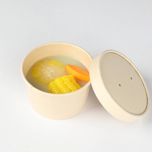 Tùy Chỉnh Hai Lớp Chủ Đề Dùng Một Lần Giấy Kraft Thực Phẩm Hộp UV Takeaway Bát Salad <span class=keywords><strong>Container</strong></span> Thực Phẩm Lưu Trữ Phục Vụ - Product Image 2