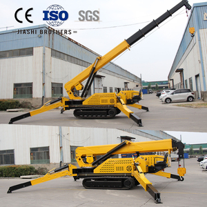 חדש 5t טלסקופי בום חשמלי הידראולי העכביש נייד 5t להרים 65 מ 'גובה גובה הרמה אלחוטית שלט רחוק - Product Image 3